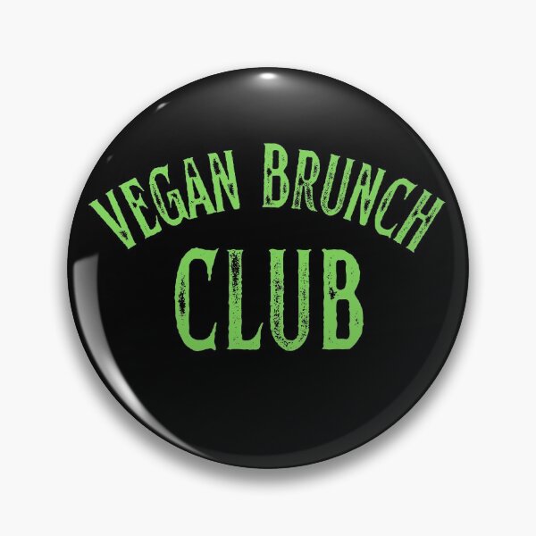 Item preview, Vegan Brunch Club Vintage Bright Green Print For Foodie Squad designed and sold by Vegginitup.