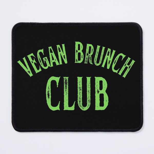 Item preview, Vegan Brunch Club Vintage Bright Green Print For Foodie Squad designed and sold by Vegginitup.