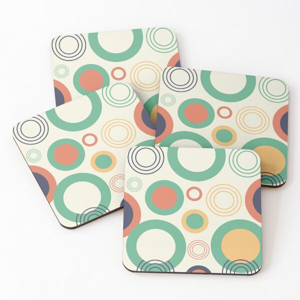 Item preview, Multi color Circle Seamless Pattern designed and sold by cruzzcreation.