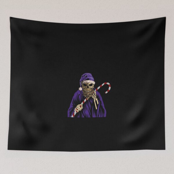 Item preview, Santa’s halloween skull design designed and sold by Bayusrwd10.