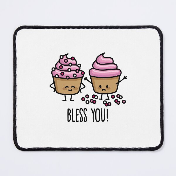 Item preview, Bless you! sneezing cupcakes sprinkles ill flu  designed and sold by LaundryFactory.
