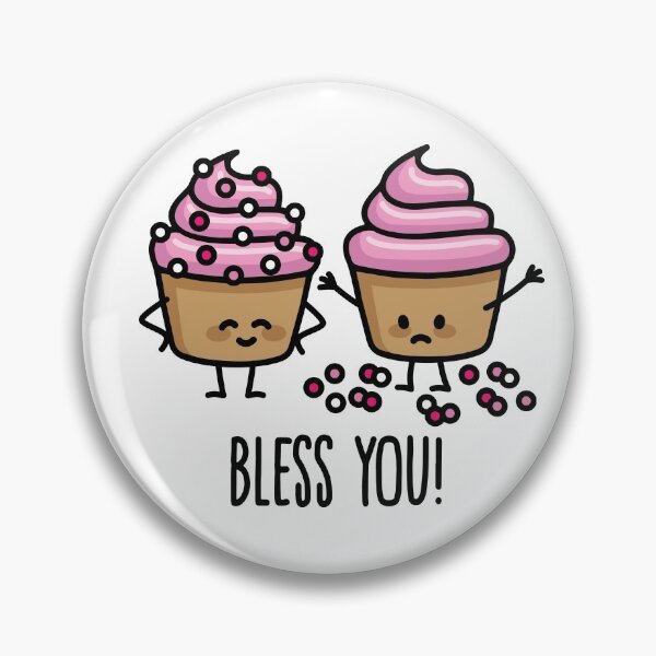 Item preview, Bless you! sneezing cupcakes sprinkles ill flu  designed and sold by LaundryFactory.