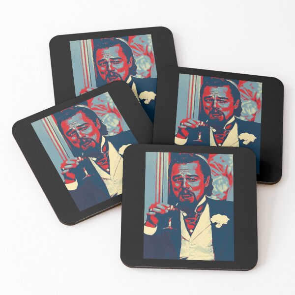 Item preview, Hope Retro Pop Art Vintage Style Funny Leonardo DiCaprio Laughing Django Unchained Calvin Candie Mem designed and sold by PreciousOndrick.