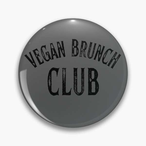 Item preview, Vegan Brunch Club Vintage Black Print For Foodie Squad designed and sold by Vegginitup.