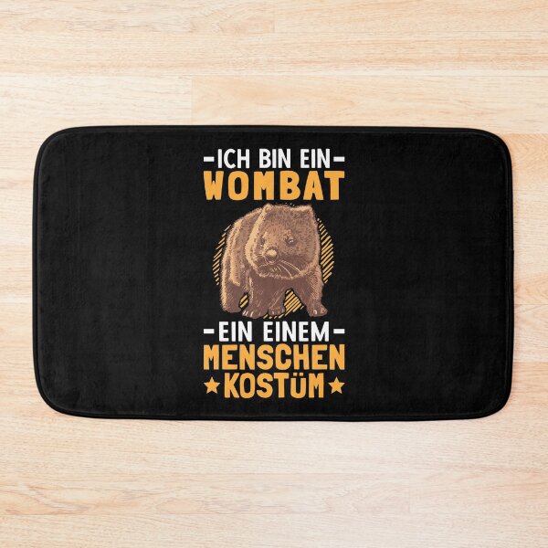Item preview, Wombat disguise marsupial Australia travel designed and sold by madgrfx.