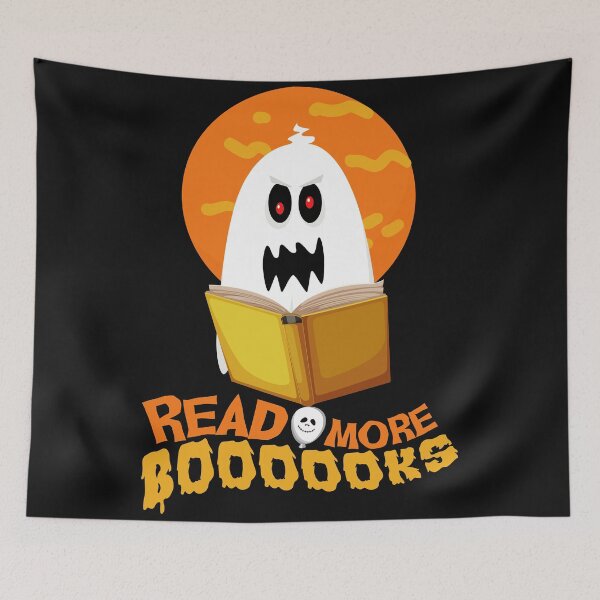 Item preview, Read More Boooooks - Funny Cute Boo Ghost Book Reading Halloween Library Teacher designed and sold by ALITOPRINCE.