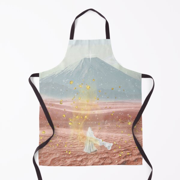 Item preview, Pink Dune Mountain and White Traveler Desert Pastel Gold Landscape Sand designed and sold by Jolly-Yosei.