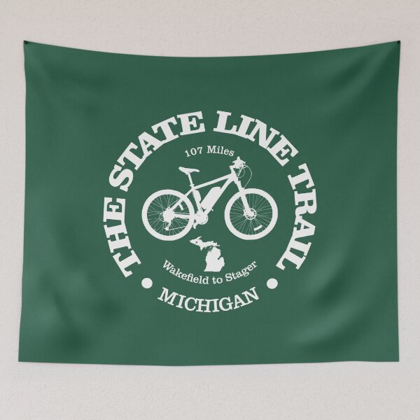 Item preview, State Line Trail (cycling) designed and sold by curranmorgan.