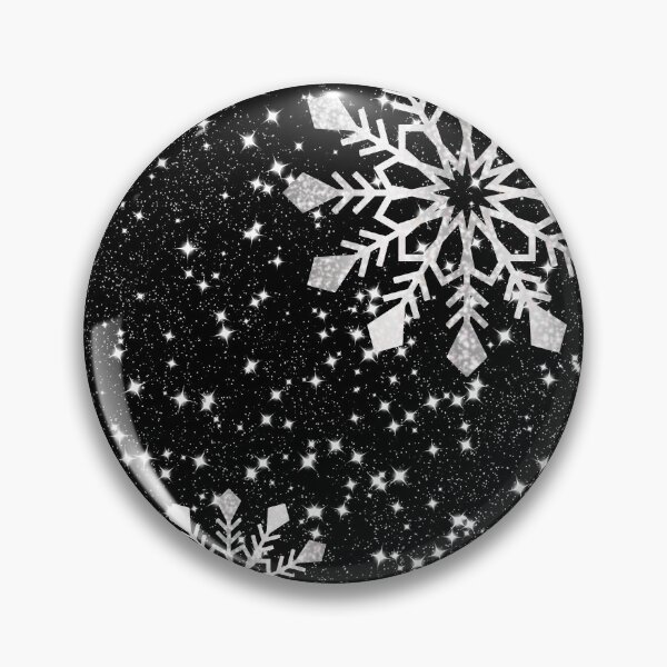 Item preview, Black Winter Simple Snowflake Pattern designed and sold by JABG-01.