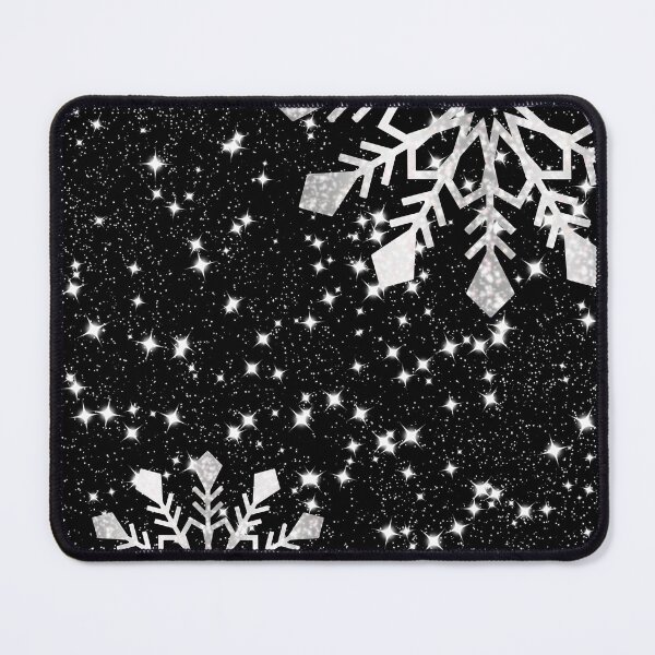 Item preview, Black Winter Simple Snowflake Pattern designed and sold by JABG-01.