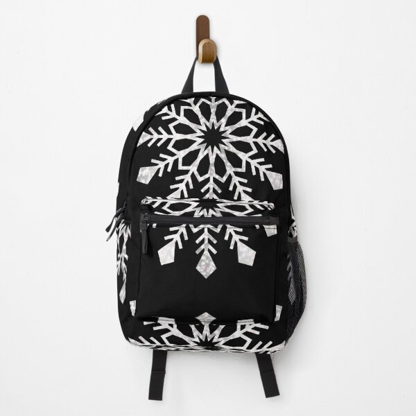 Item preview, Black Winter Simple Snowflake Pattern designed and sold by JABG-01.