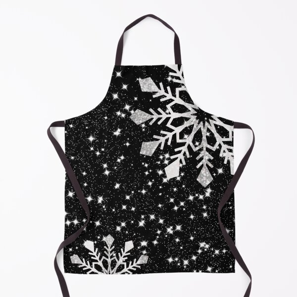 Item preview, Black Winter Simple Snowflake Pattern designed and sold by JABG-01.