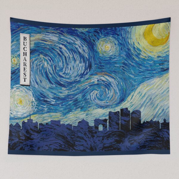 Item preview, Bucharest Van Gogh Starry Night designed and sold by DFerraz.