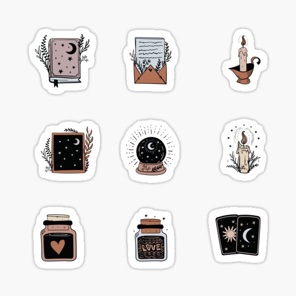 Fantasy Stickers, Witch Stickers, Magic and Supernatural stickers - No –  StormsStickers