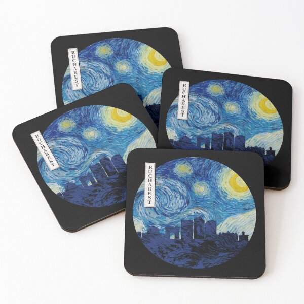 Item preview, Bucharest Starry Night Van Gogh Circle designed and sold by DFerraz.