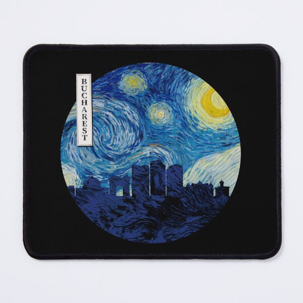 Item preview, Bucharest Starry Night Van Gogh Circle designed and sold by DFerraz.