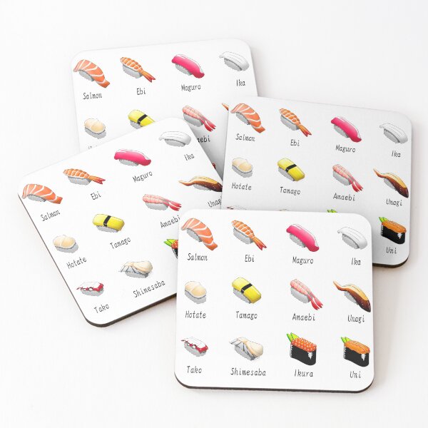 Item preview, Sushi Assortment Gift Chef Foodie designed and sold by AlteredAtelier.