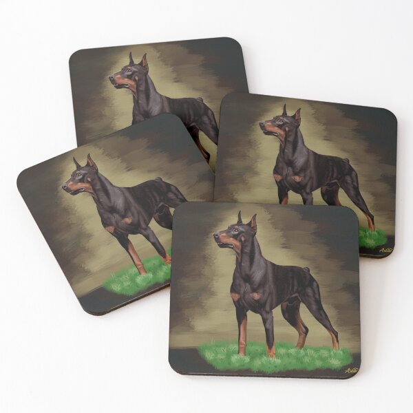 Item preview, Portrait of Doberman designed and sold by ALVALERA.