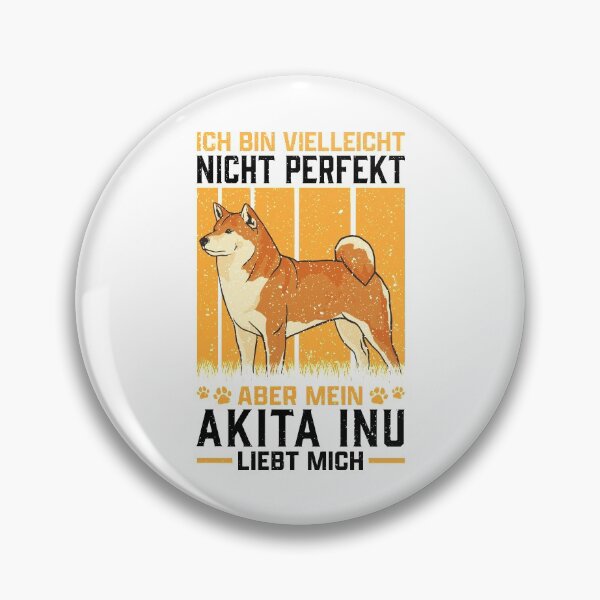 Item preview, My Akita Inu loves me Japanese dog saying designed and sold by madgrfx.