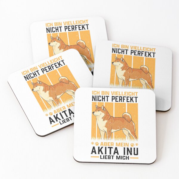 Item preview, My Akita Inu loves me Japanese dog saying designed and sold by madgrfx.