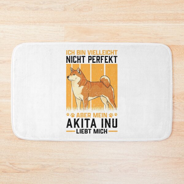 Item preview, My Akita Inu loves me Japanese dog saying designed and sold by madgrfx.
