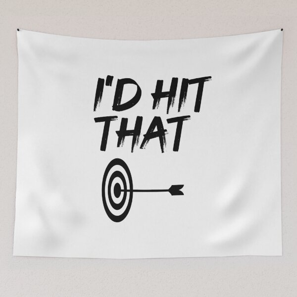 Item preview, I'd Hit That Funny Darts Player designed and sold by Amineharoni.