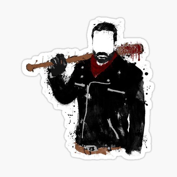 Splatter Negan Sticker