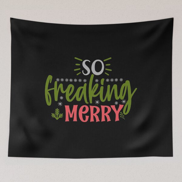 Item preview, So Freaking Merry designed and sold by Gevover.