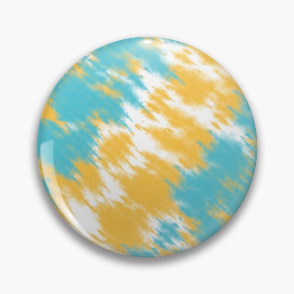 Item preview, Cute Blue Mustard Yellow Tie Dye  designed and sold by LamaraK.
