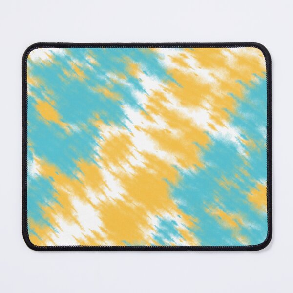 Item preview, Cute Blue Mustard Yellow Tie Dye designed and sold by LamaraK.