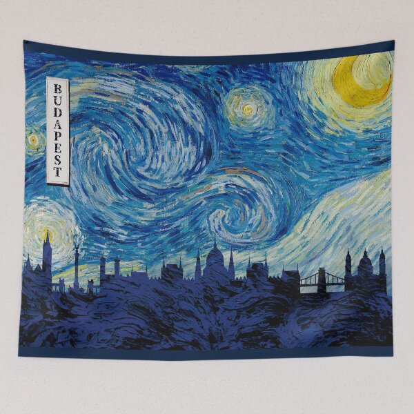 Item preview, Budapest Van Gogh Starry Night designed and sold by DFerraz.