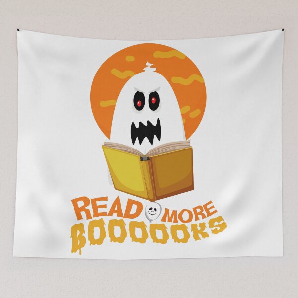 Item preview, Read More Boooooks - Funny Cute Boo Ghost Book Reading Halloween Library Teacher designed and sold by ALITOPRINCE.