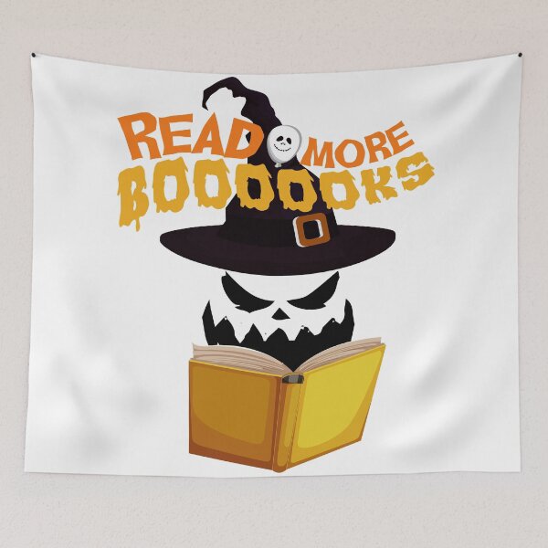 Item preview, Read More Boooooks - Funny Cute Boo Ghost Book Reading Halloween Library Teacher designed and sold by ALITOPRINCE.