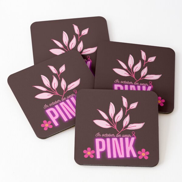 Item preview, In October We Wear Pink Breast Cancer Awareness Gifts Essential T-Shirt designed and sold by Creativevillia.