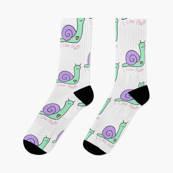 Item preview, Cute I love plants snail designed and sold by KaisPrints.