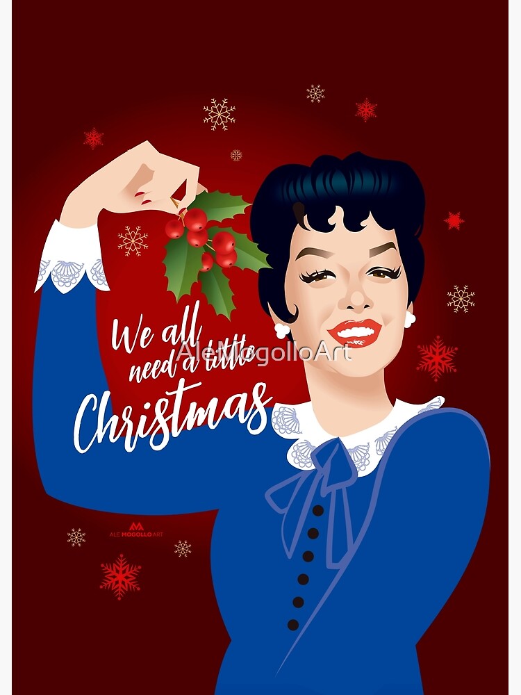 A Little Auntie Mame Christmas Art Print for Sale by