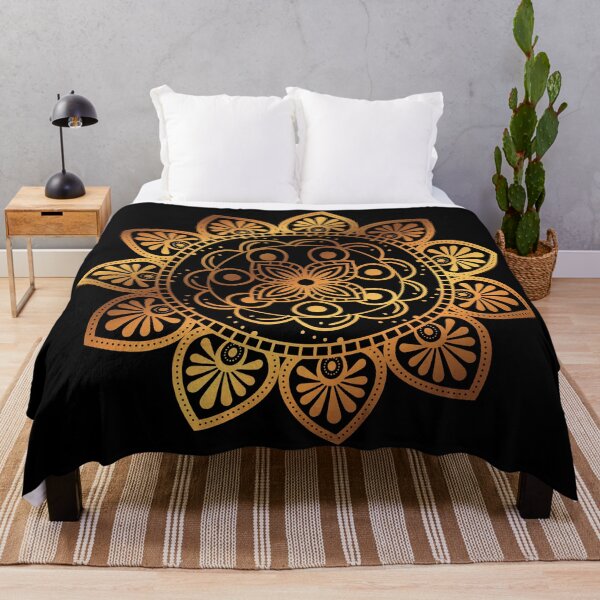 Item preview, Golden Mandala designed and sold by CrazyMandala.