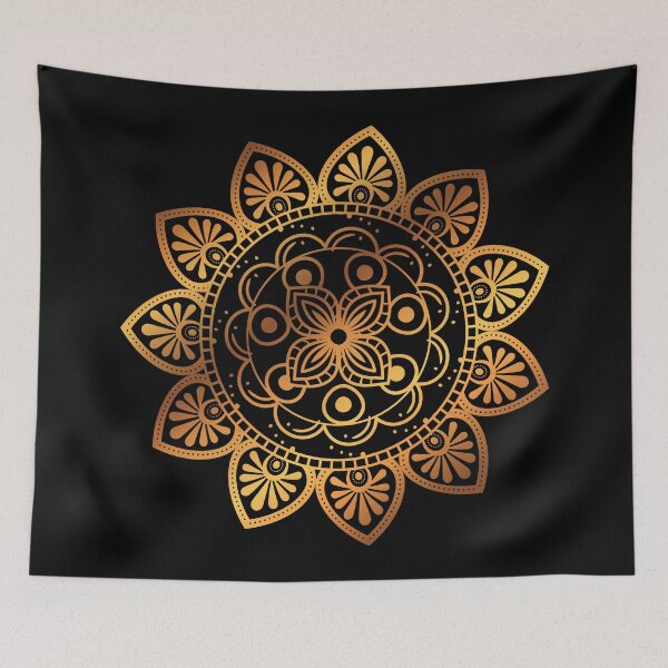 Item preview, Golden Mandala designed and sold by CrazyMandala.