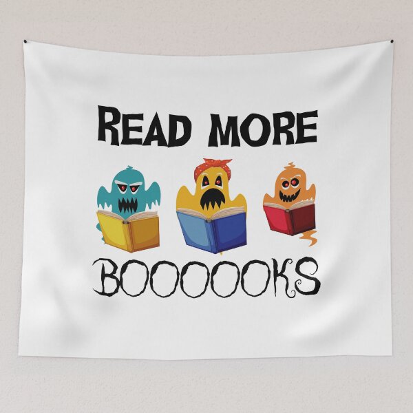 Item preview, Read More Boooooks - Funny Cute Boo Ghost Book Reading Halloween Library Teacher designed and sold by ALITOPRINCE.