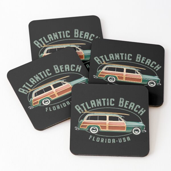 Item preview, Atlantic Beach Florida Vintage Surfing Design designed and sold by Futurebeachbum.