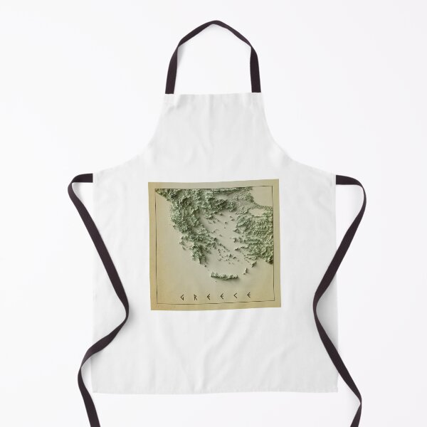 Item preview, Greece Relief Map 3D digitally-rendered designed and sold by ThinkAboutMaps.