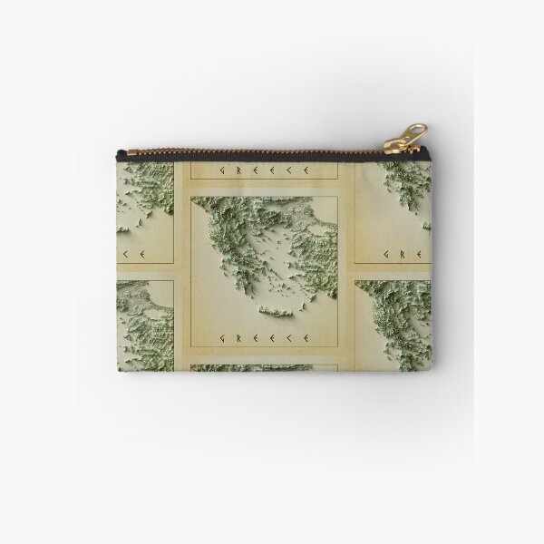 Item preview, Greece Relief Map 3D digitally-rendered designed and sold by ThinkAboutMaps.