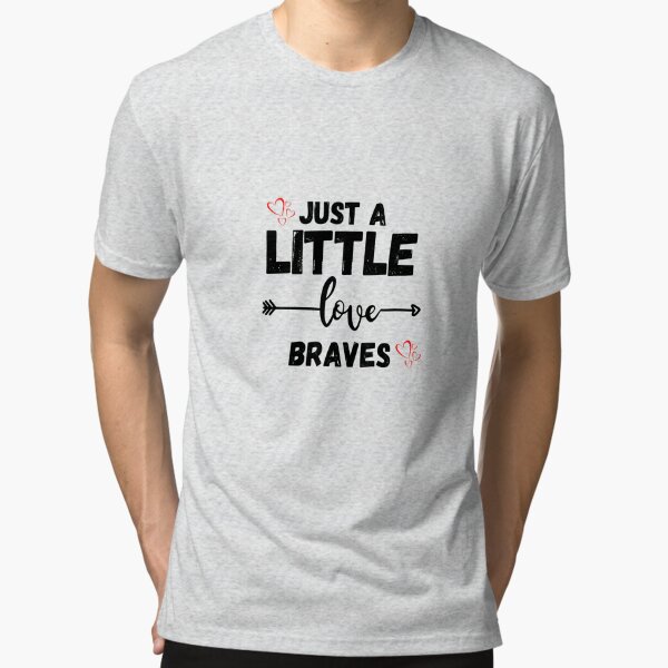 Just A Little Love Braves Greeting Card by fitzou07EN
