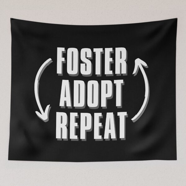 Item preview, Foster Adopt Repeat designed and sold by FavoriteFosters.