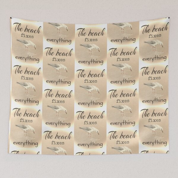 Item preview, The beach fixes everything | Beach lover quote designed and sold by NathBros.