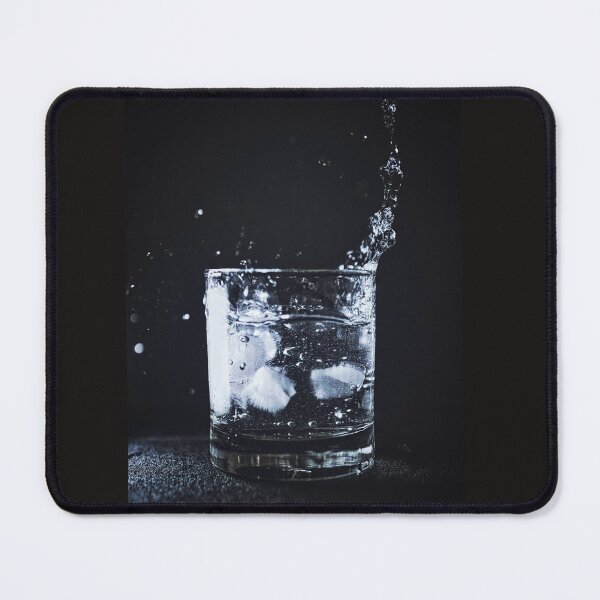Item preview, Cup of water with splashing ice designed and sold by Majphoto.