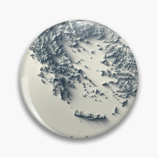 Item preview, Greece Relief Map 3D digitally-rendered designed and sold by ThinkAboutMaps.