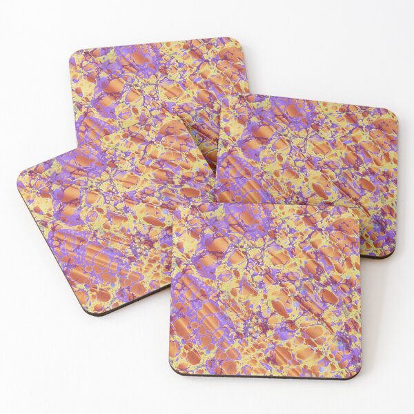 Item preview, Purple and yellow stone marble pattern designed and sold by Jessica Goulty.