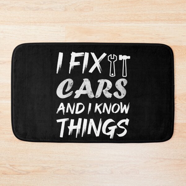 Item preview, I Fix Cars and I Know Things - Funny Mechanic designed and sold by Amineharoni.