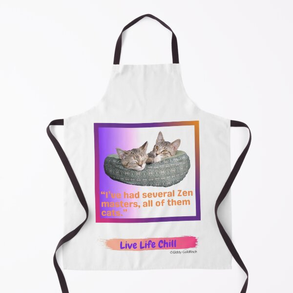 Item preview, Kitten in Basket Live Life Chill designed and sold by giddygoldfinch.